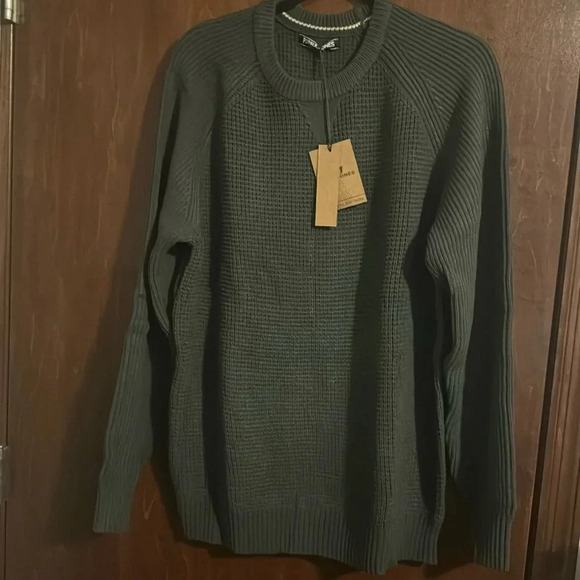 Men’s Size XL PJ Paul Jones Green Crewneck waffle material NEW WITH TAGS! - Picture 1 of 4